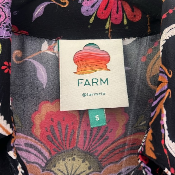 FARM RIO
CLASSIC GARDEN LONG SLEEVE MINI DRESS - SHIRT DRESS - Picture 6 of 6